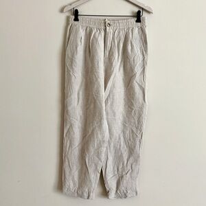 Madewell Fair Trade Linen Blend Pants Womens Size S